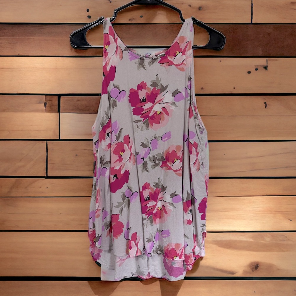 Old Navy Floral Tank Women’s L